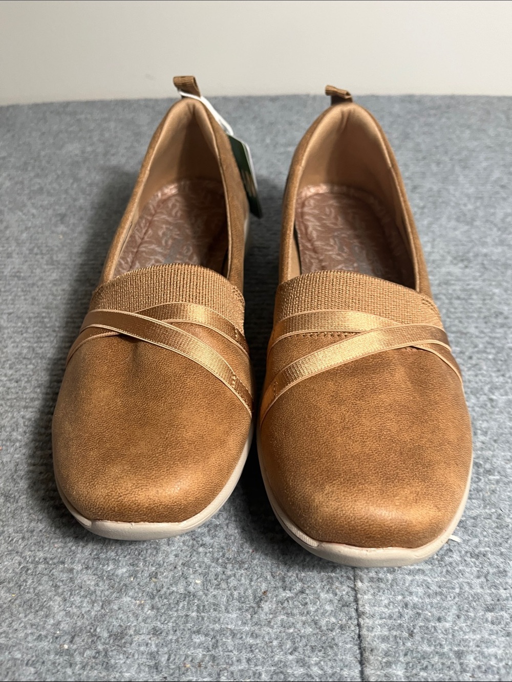 Skechers Women's Slip-On Flats in Tan Brown